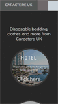 Mobile Screenshot of disposable-linen.co.uk
